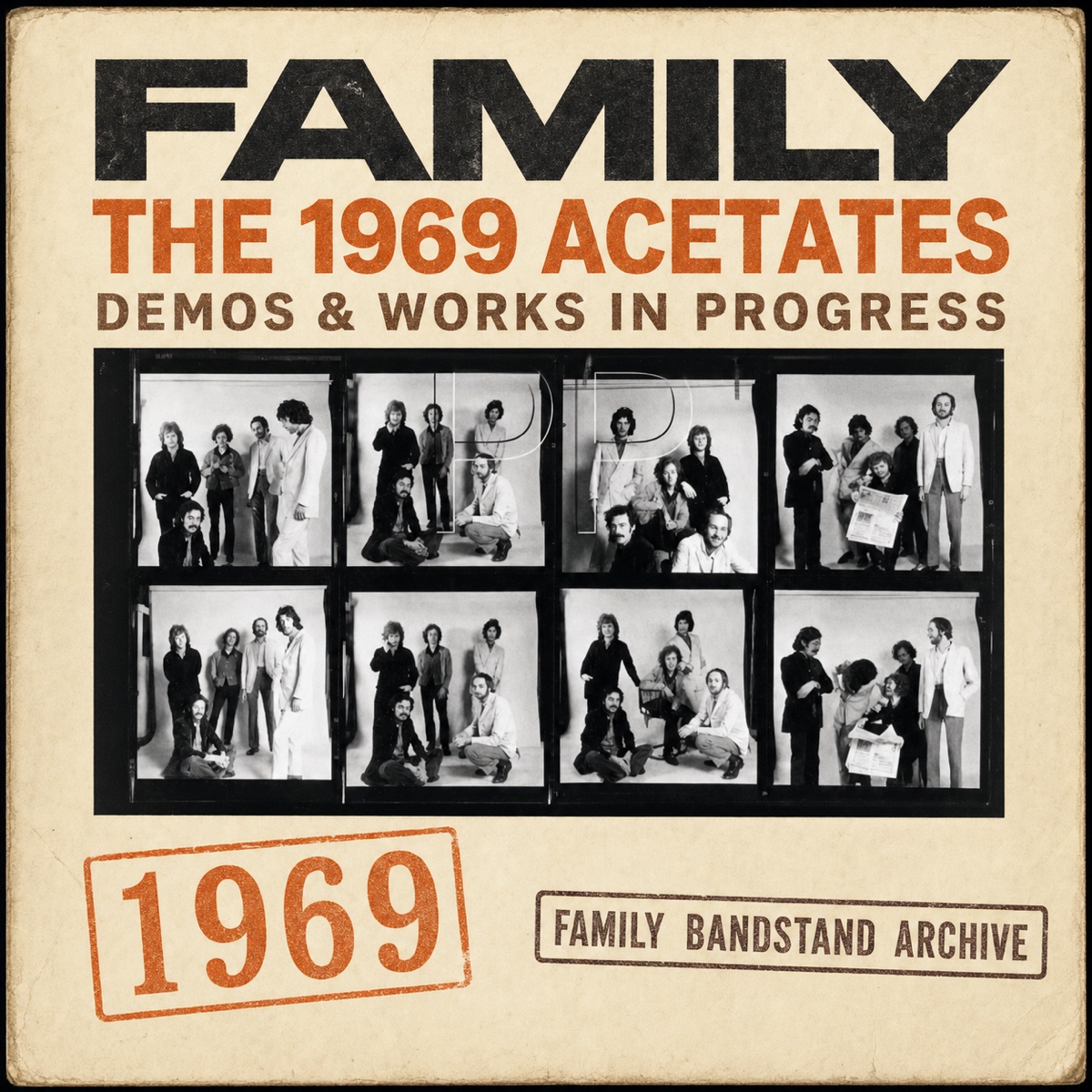 The 1969 Acetates cover artwork