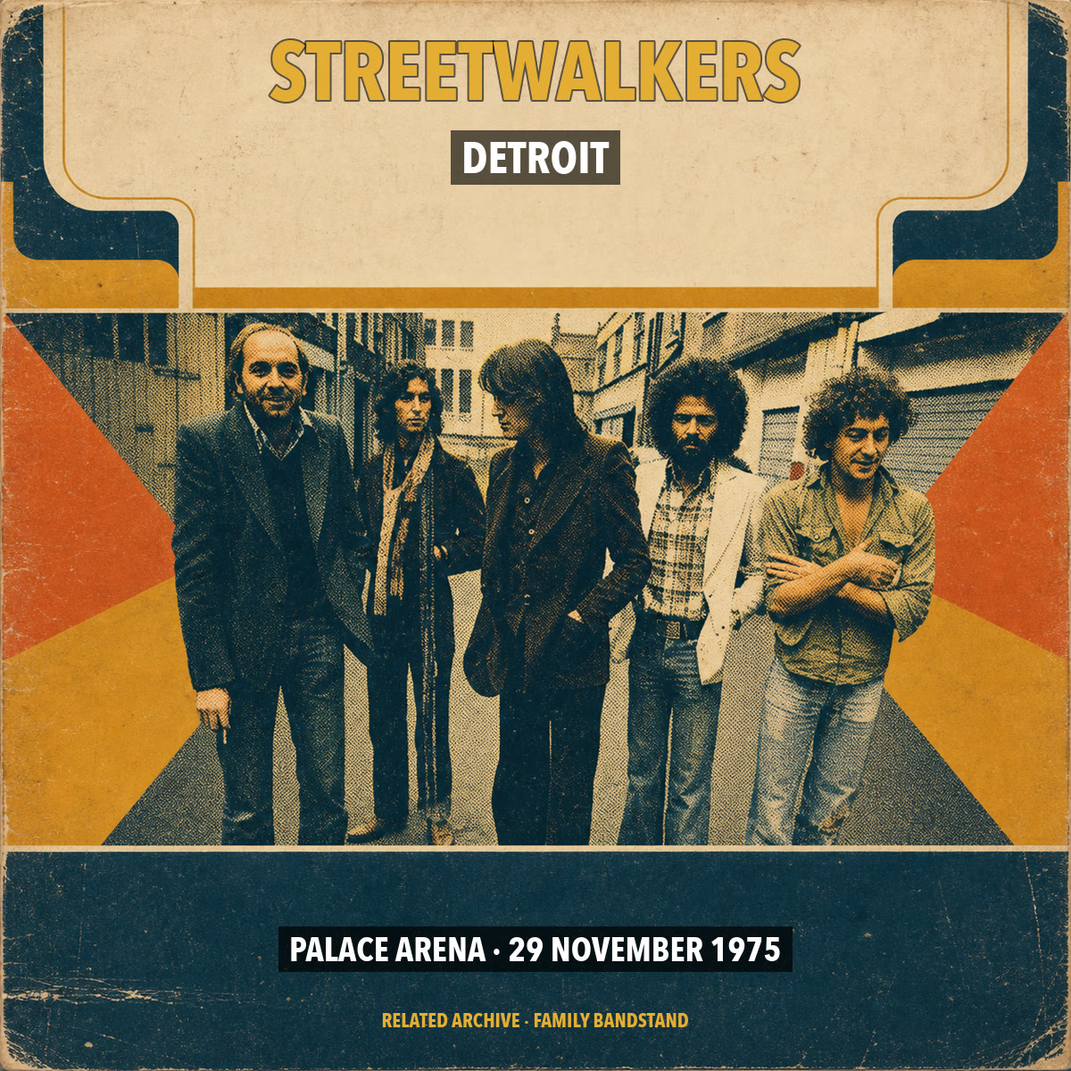 Streetwalkers — Detroit 1975 cover artwork