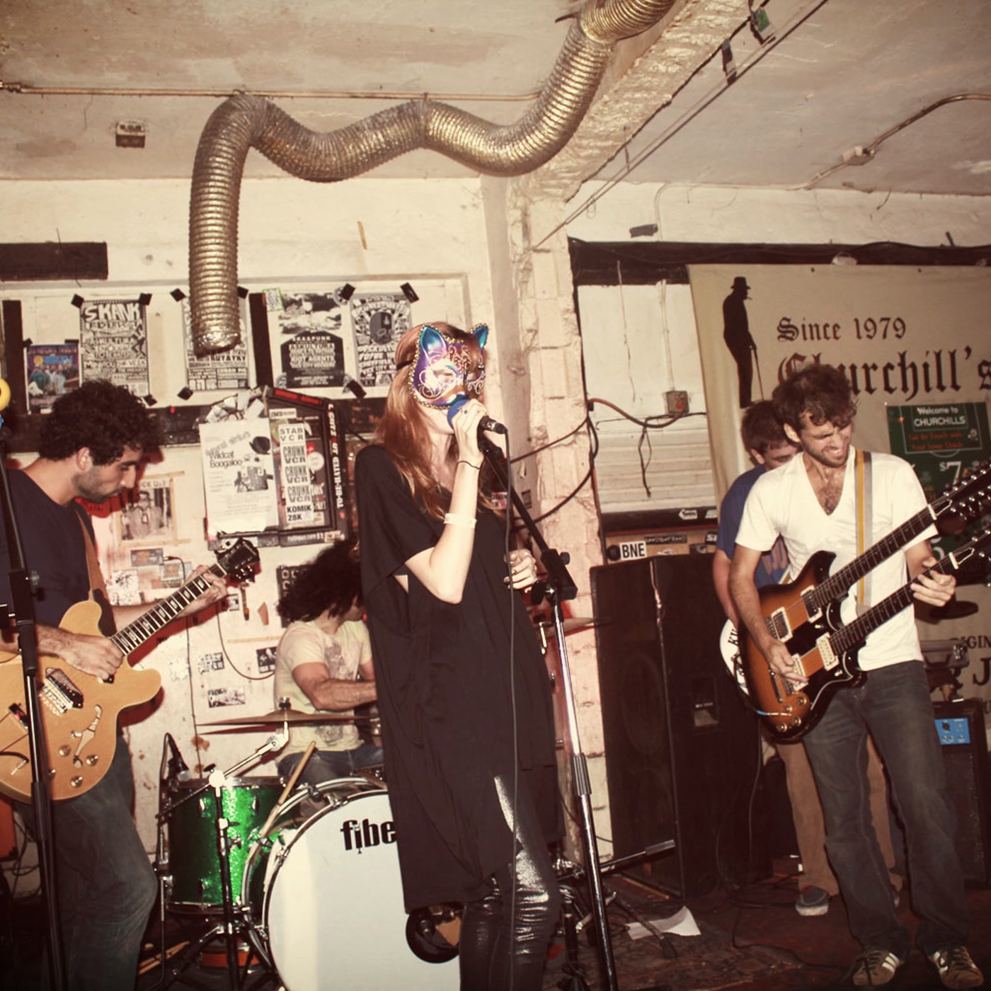 Live at Churchill’s artwork