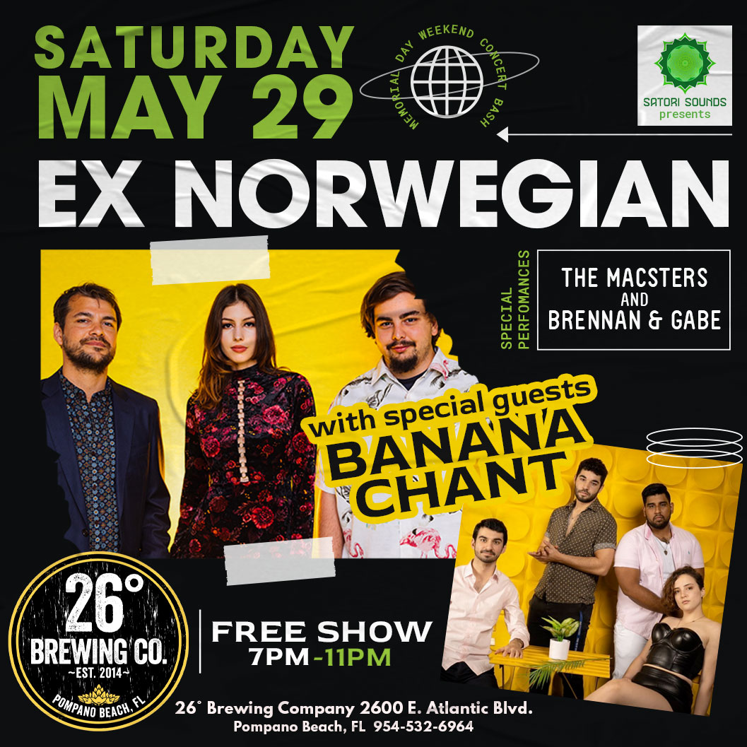 Live at 26° Brewing Company artwork